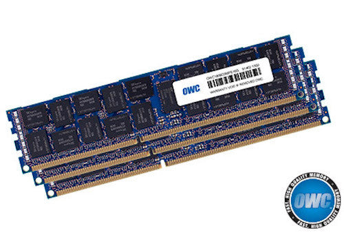 OWC 48GB (3 x 16Gb) DDR3 RAM Upgrade for Late 2013 Mac Pro - 1866MHz ECC Registered Memory OWC 48GB (3 x 16Gb) DDR3 RAM Upgrade for Late 2013 Mac Pro - 1866MHz ECC Registered Memory